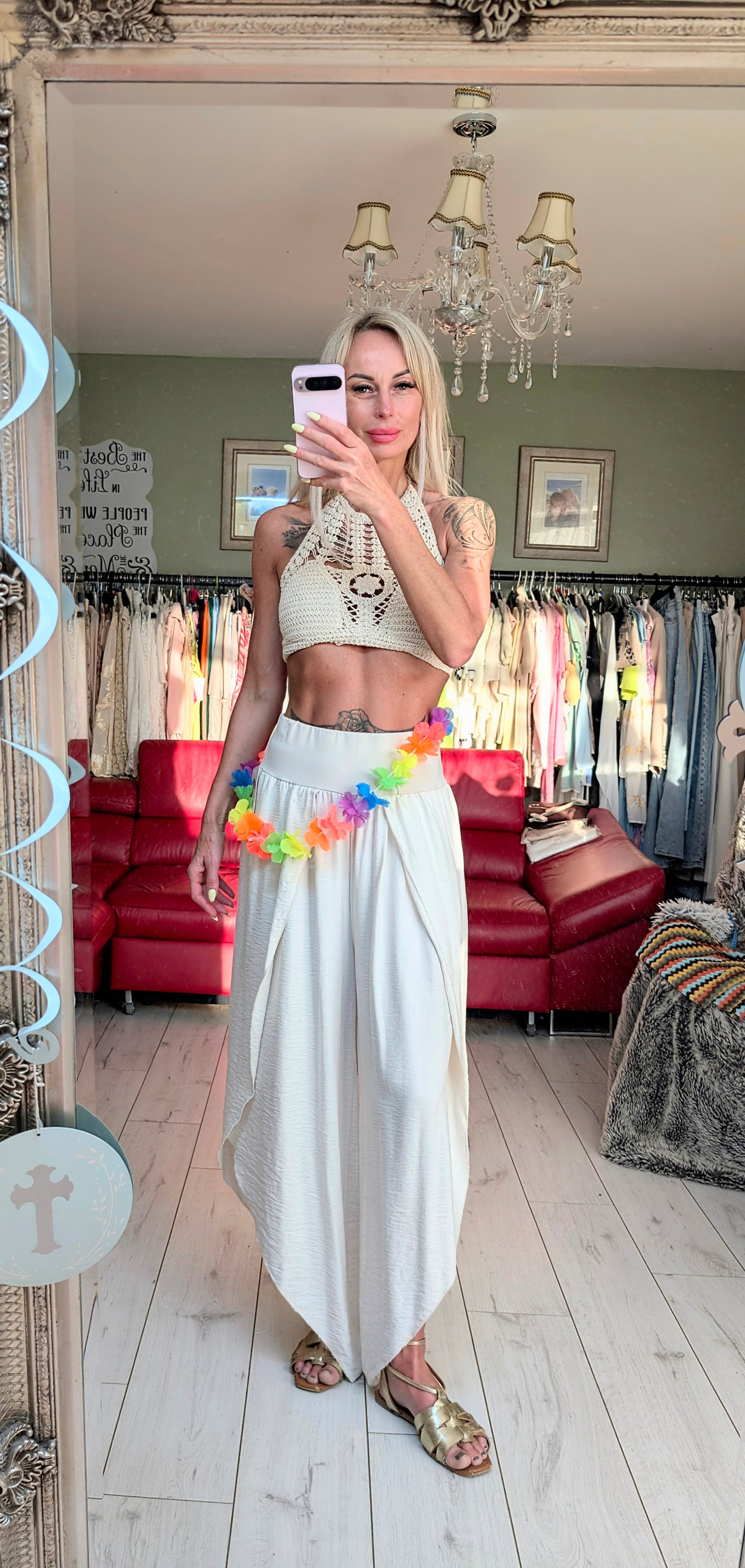 Summer Light Open Trousers