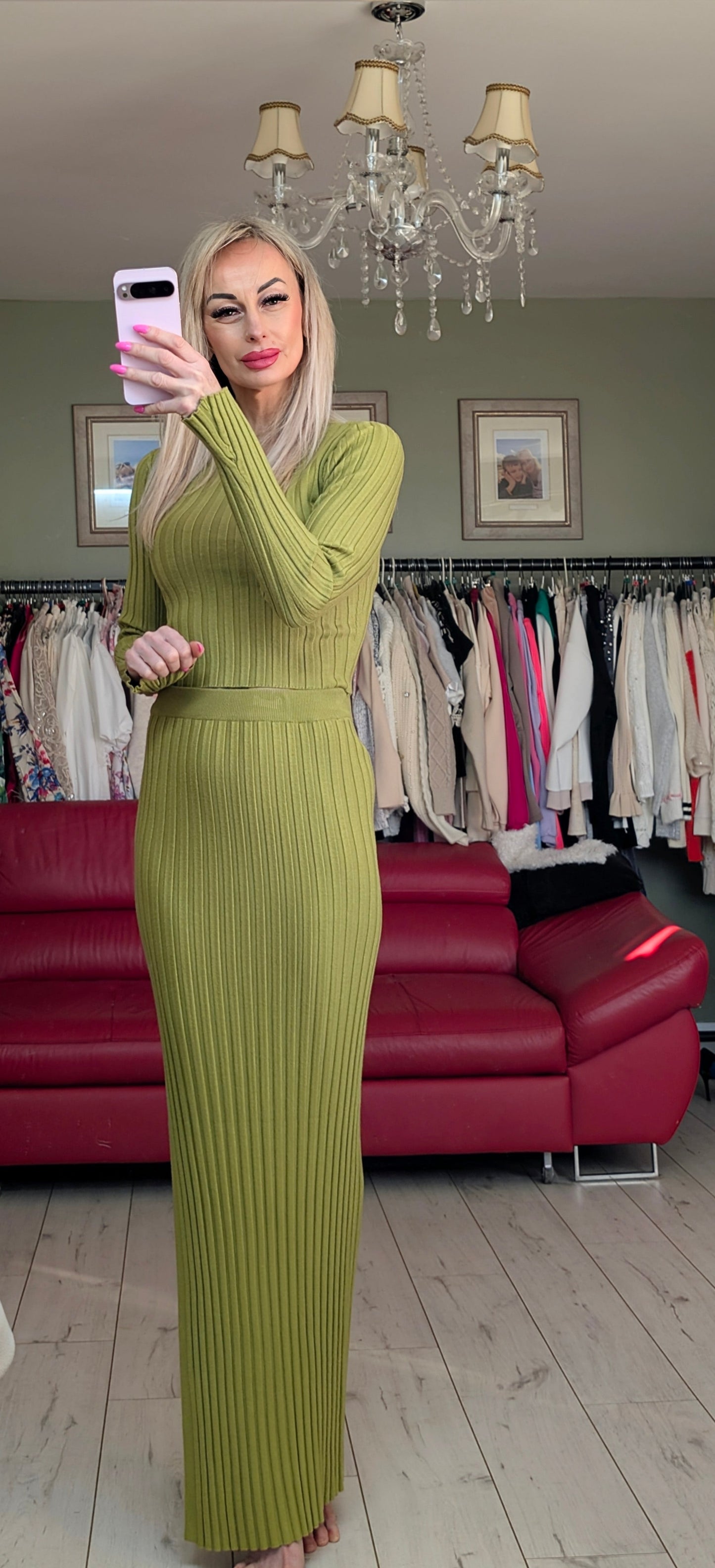 Set Of Skirt And Top