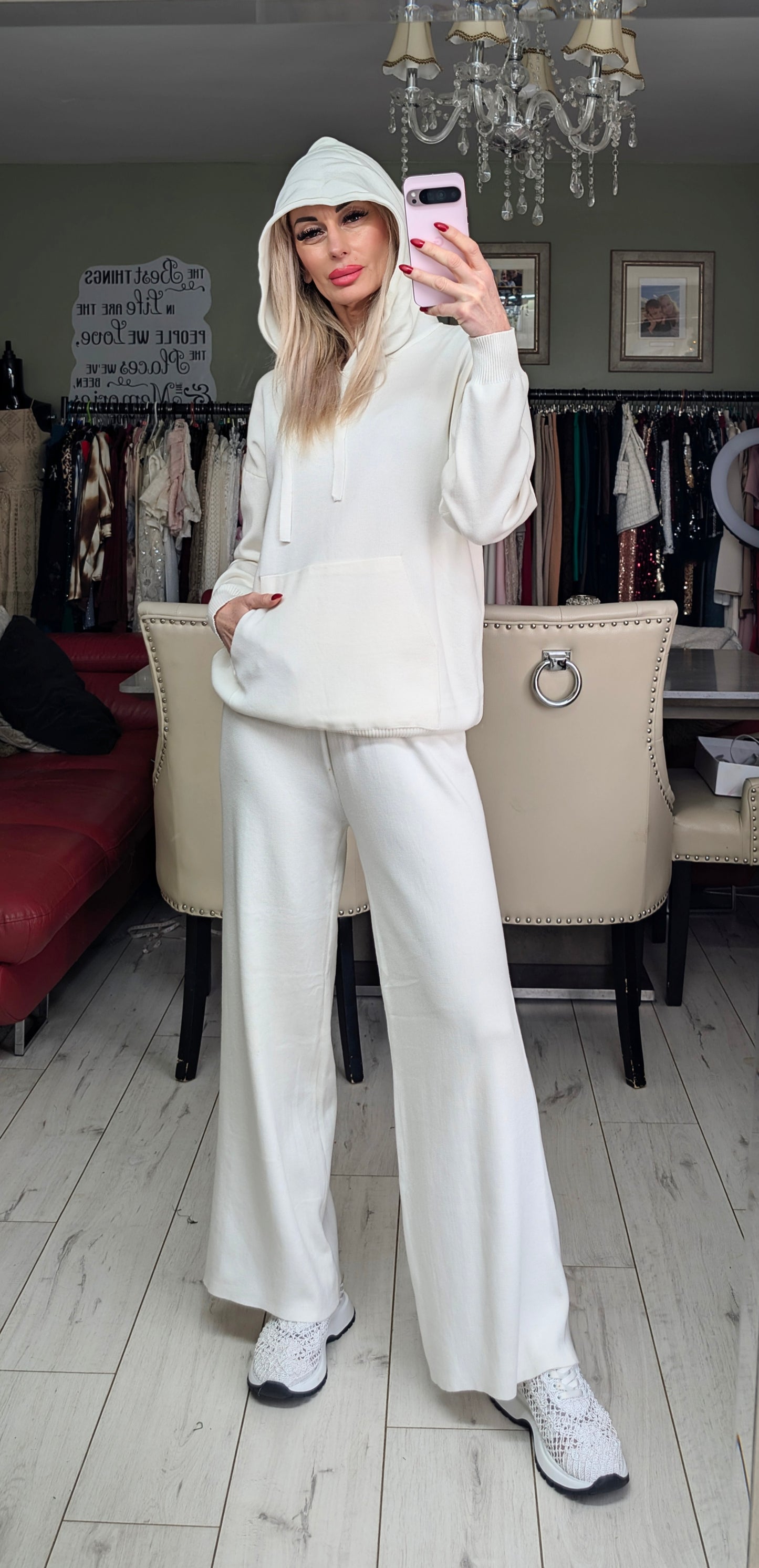 Set Of Trousers And Hoodie