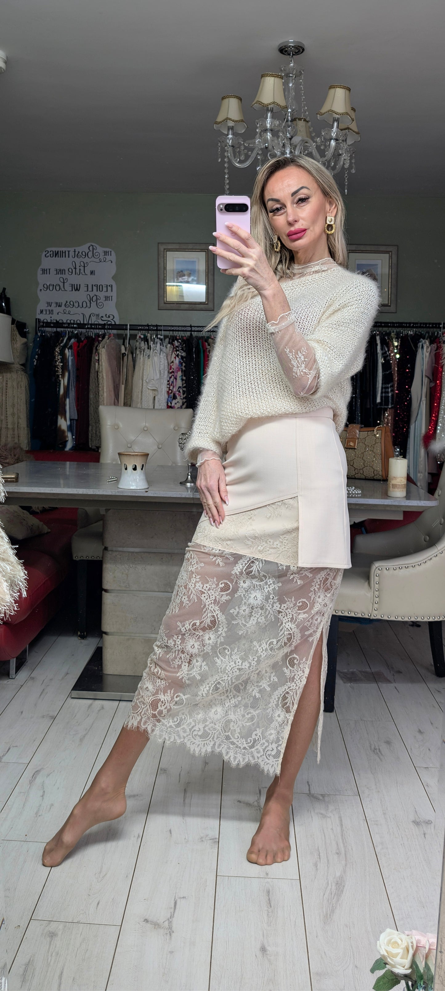 Skirt With Lace