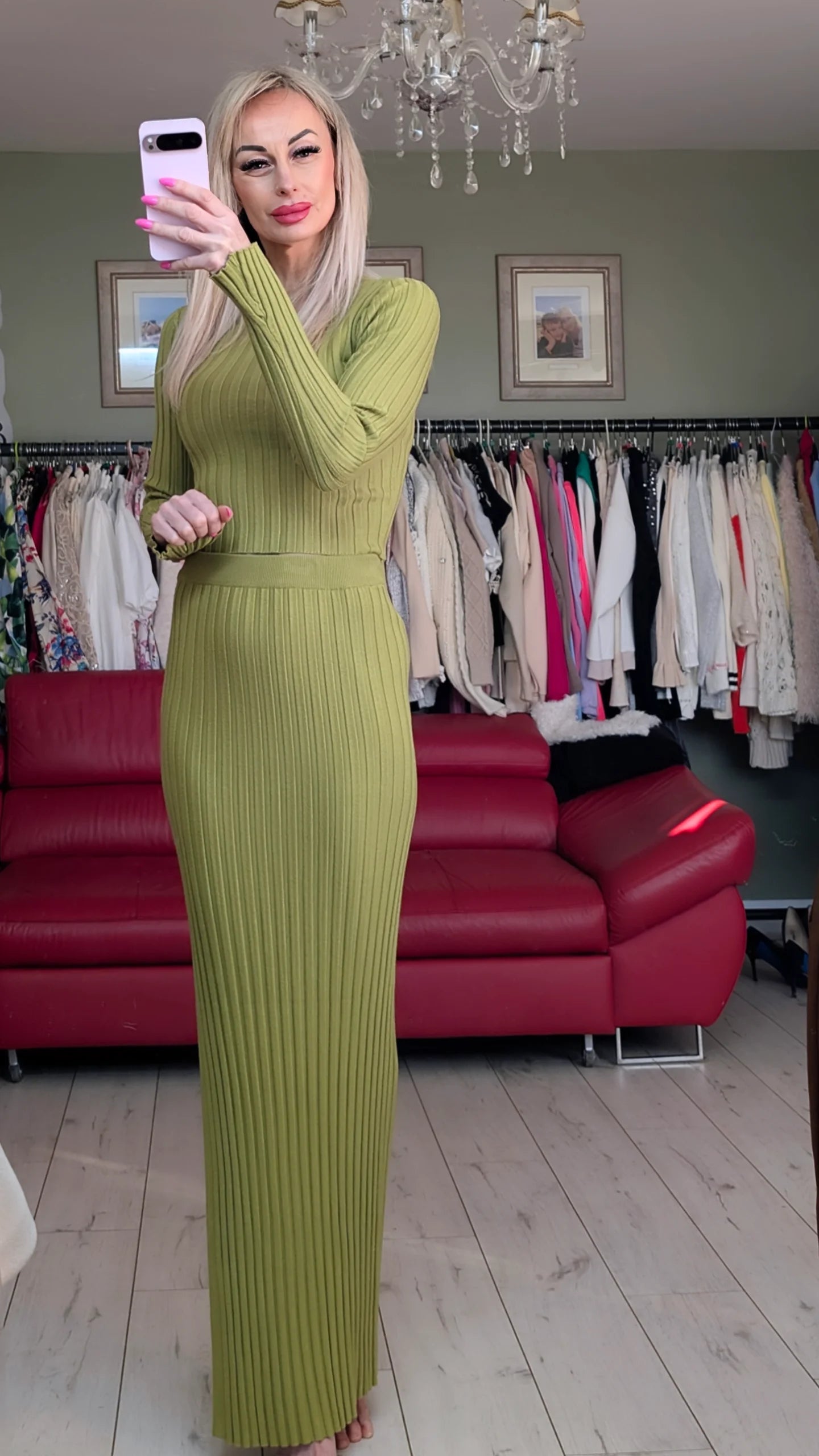 Set Of Skirt And Top