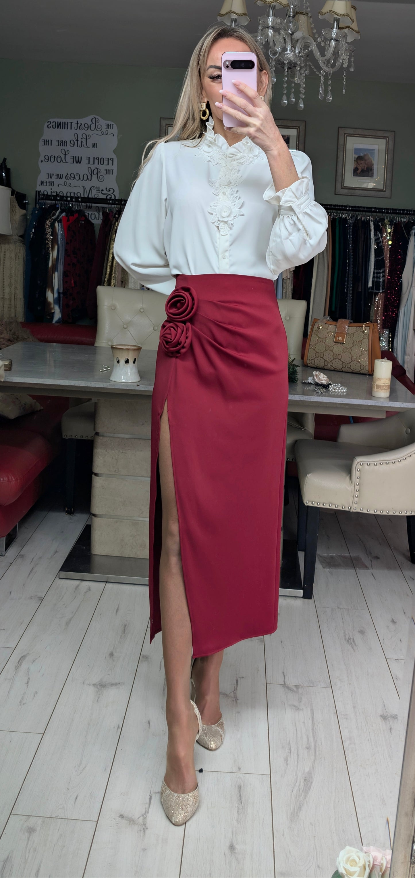 Skirt With Flowers 3D