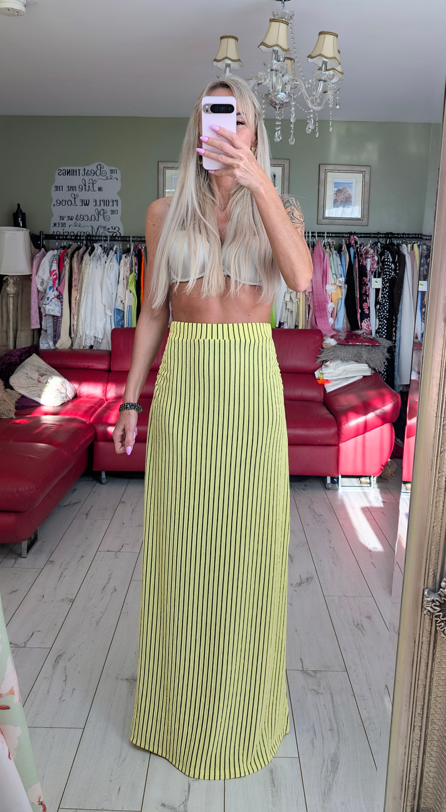 Set Of Skirt And Top