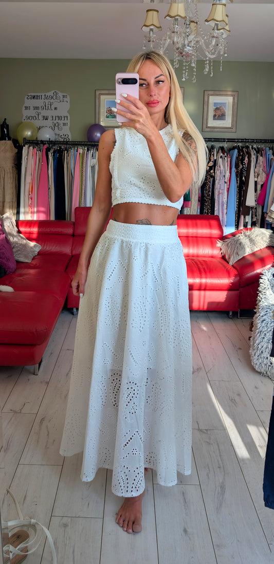 White Set - Skirt and Top