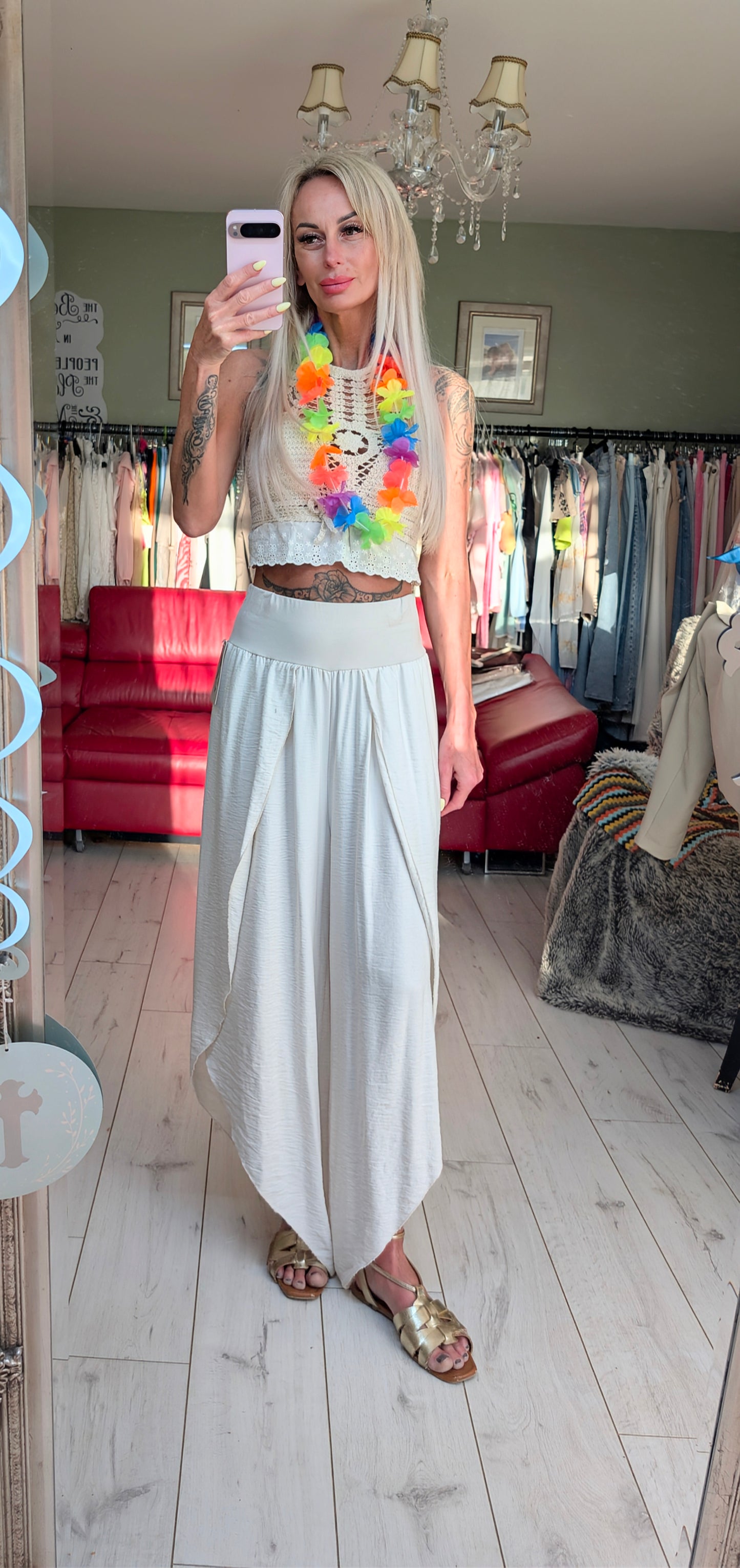 Summer Light Open Trousers