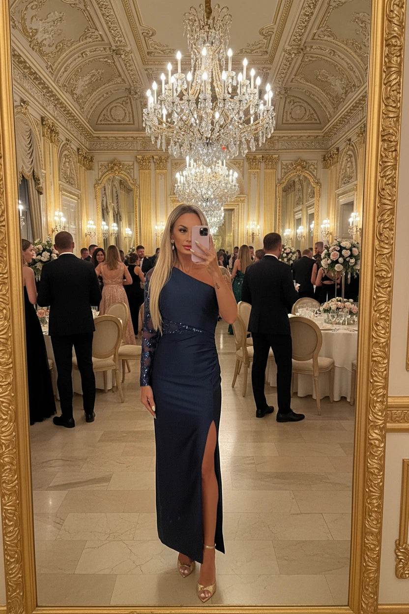 Navy Occasionally Long Dress