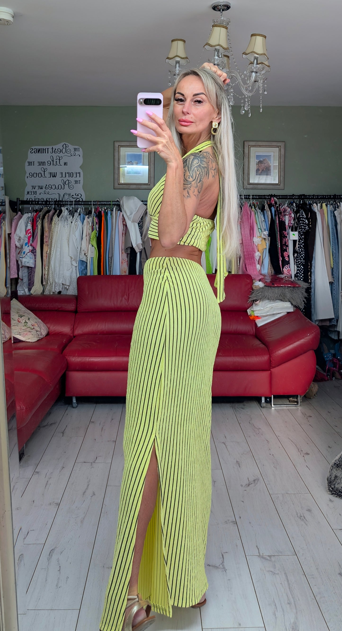 Set Of Skirt And Top