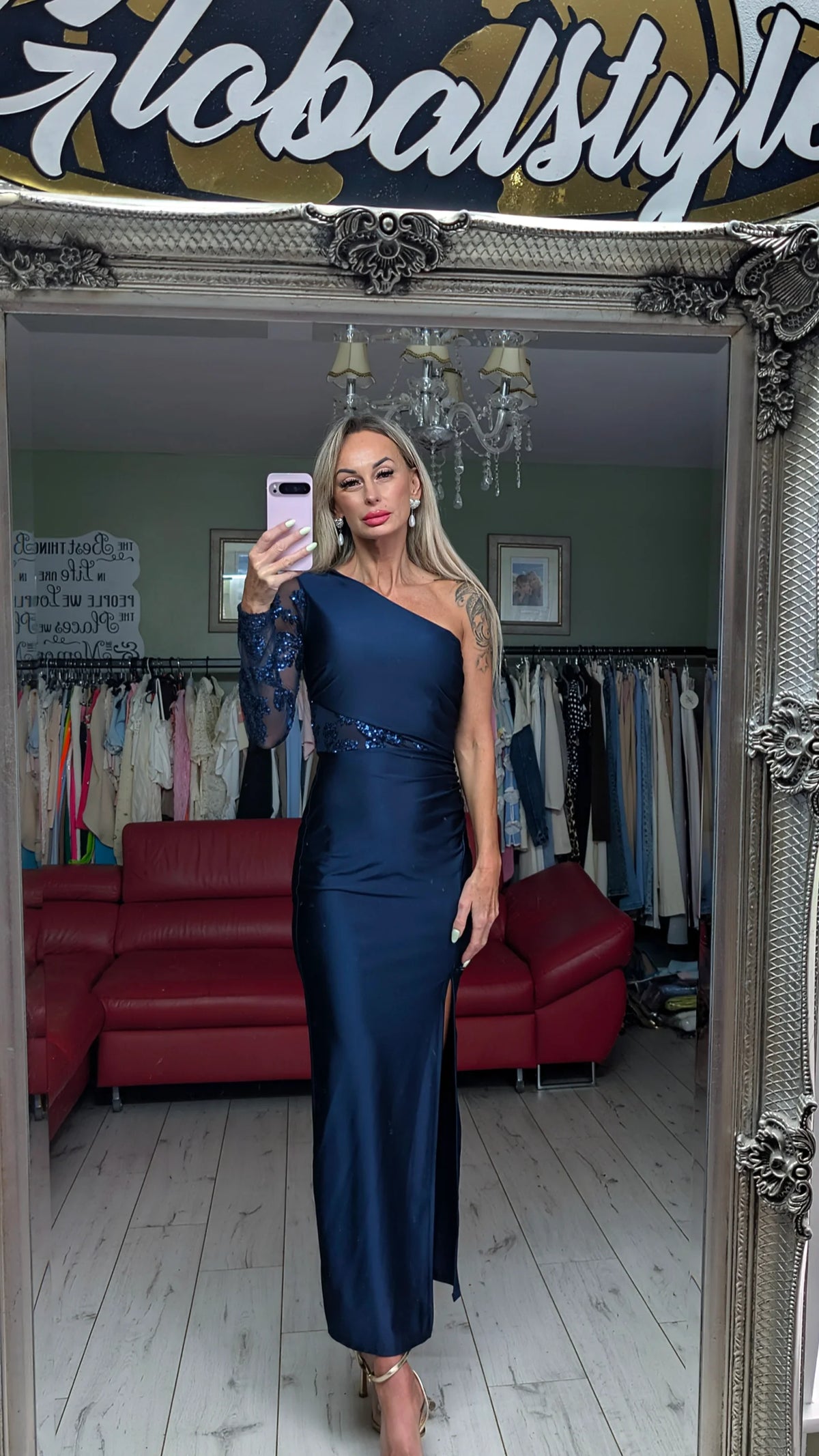 Navy Occasionally Long Dress