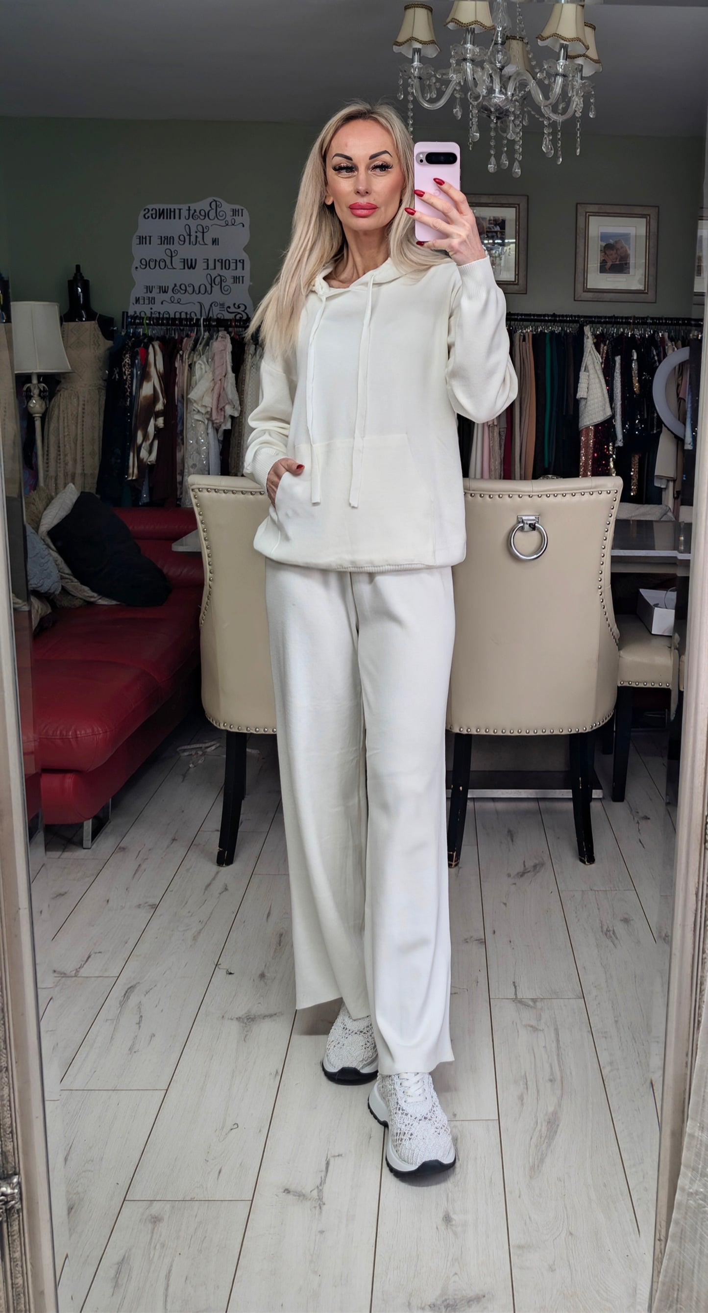 Set Of Trousers And Hoodie