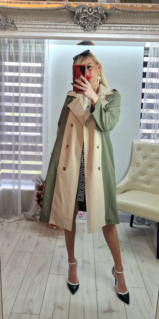 Two Colours Spring- Summer Trench