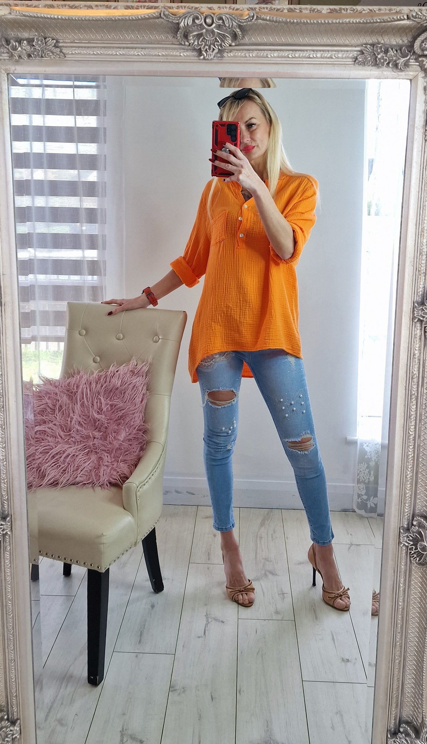 Orange Cotton Top