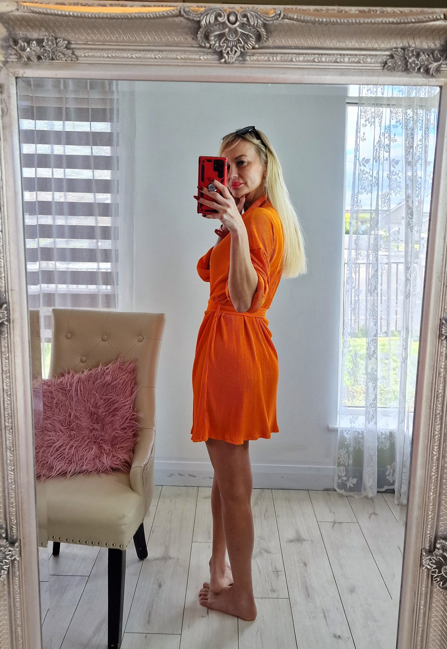 Orange Dress-Top