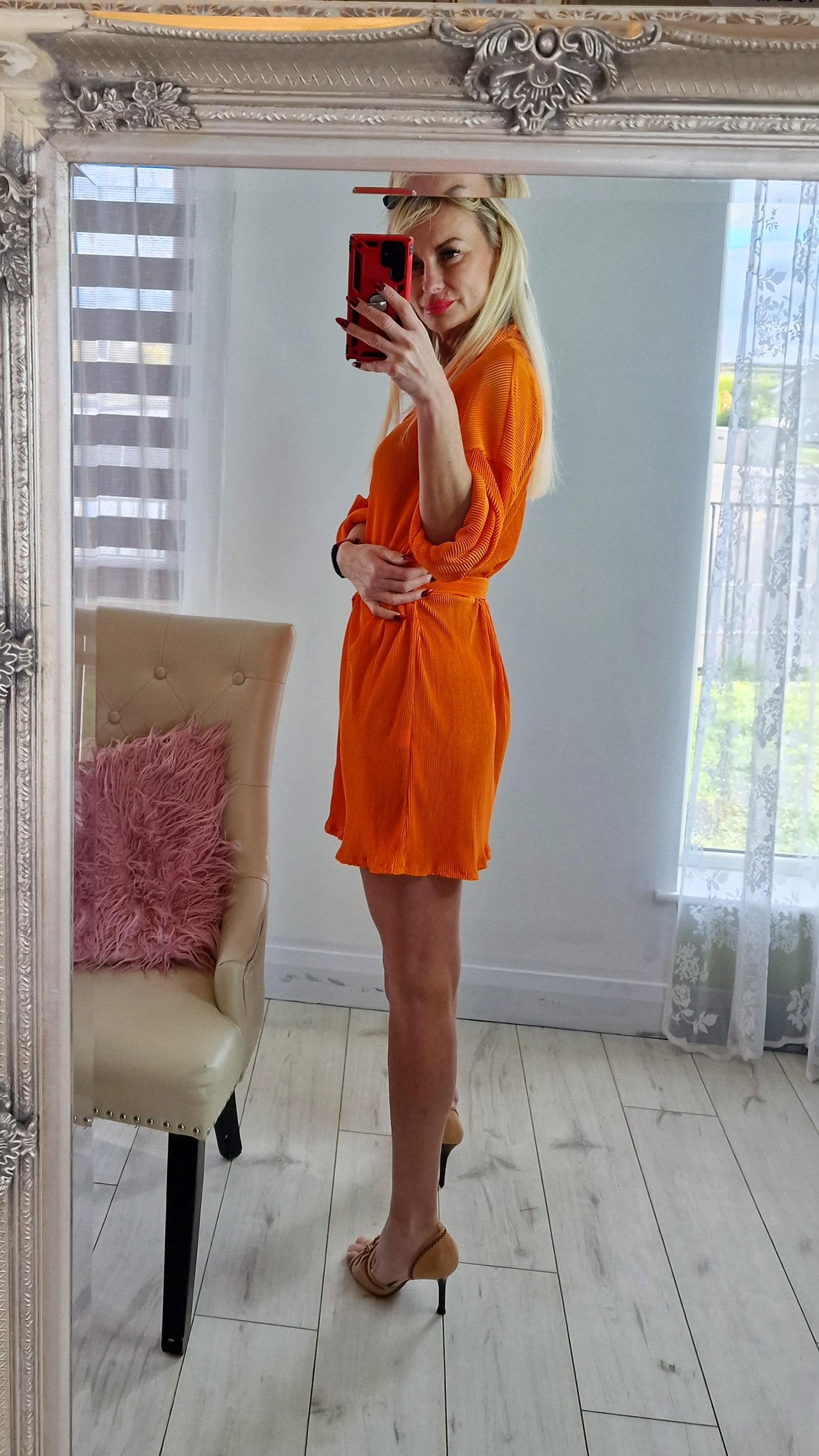 Orange Dress-Top